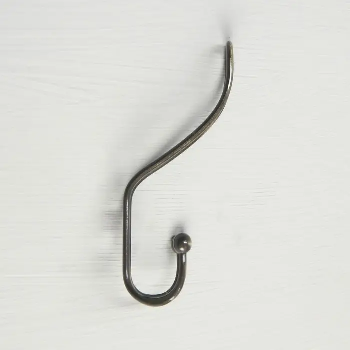 Крючок мебельный ТУНДРА TKT002, трехрожковый, бронза