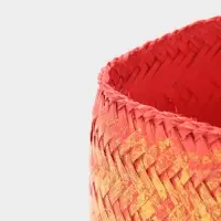 Корзинка плетёная &laquo;Голден&raquo;, 16&times;16&times;23 см, розовая