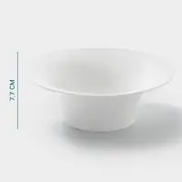 Тарелка глубокая Hanna Kn&ouml;vell, 900 мл, d=22 см, фарфор, белая