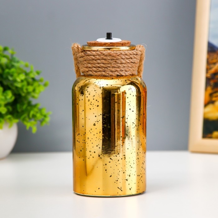 Ночник Ночник "Ласси" LED от батареек желтый 8х8х17 см RISALUX