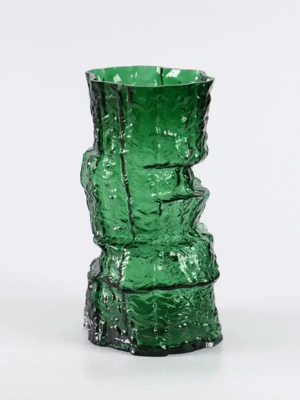 Ваза &laquo;Гоэтано&raquo;, 24.5&times;13 см, стекло, зелёная