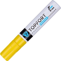 Маркер лаковый Topfort Industrial 8 мм желтый
