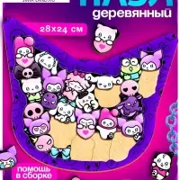 Пазл деревянный фигурный в рамке &laquo;Проказница&raquo;