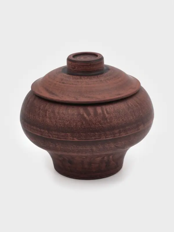 Горшок для жаркого &laquo;Гладкий&raquo;, 600 мл., 13&times;14 см, красная глина