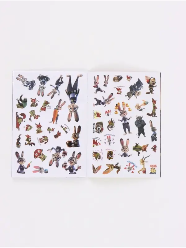 Книга с наклейками, 100 наклеек, А5
