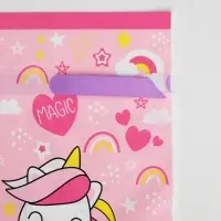 Пакет подарочный пластиковый с лентой, упаковка, &laquo;Believe in unicorn&raquo;, 20 х 30 см