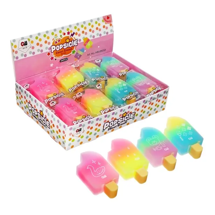 Ластик фигурный Calligrata Ластик фигурный Calligrata "Мороженое", МИКС