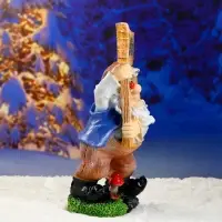 Садовая фигура из полистоуна «Гном с табличкой ПРИВЕТ », 60×20×29 см, МИКС