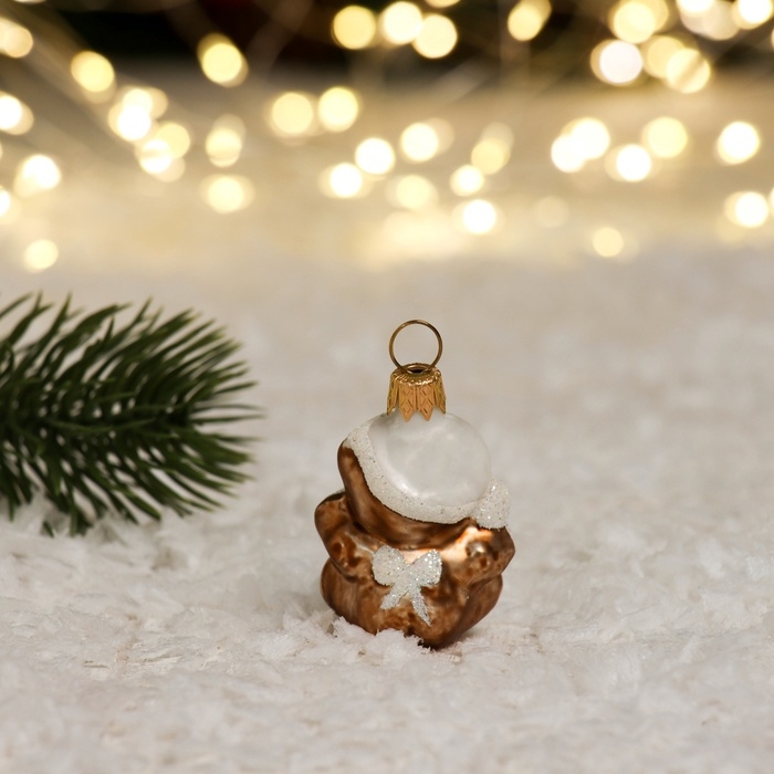 Елочное украшение Елочное украшение "Медвежонок с сердечком", мини серия "ВС", в подарочной упаковке, h-5