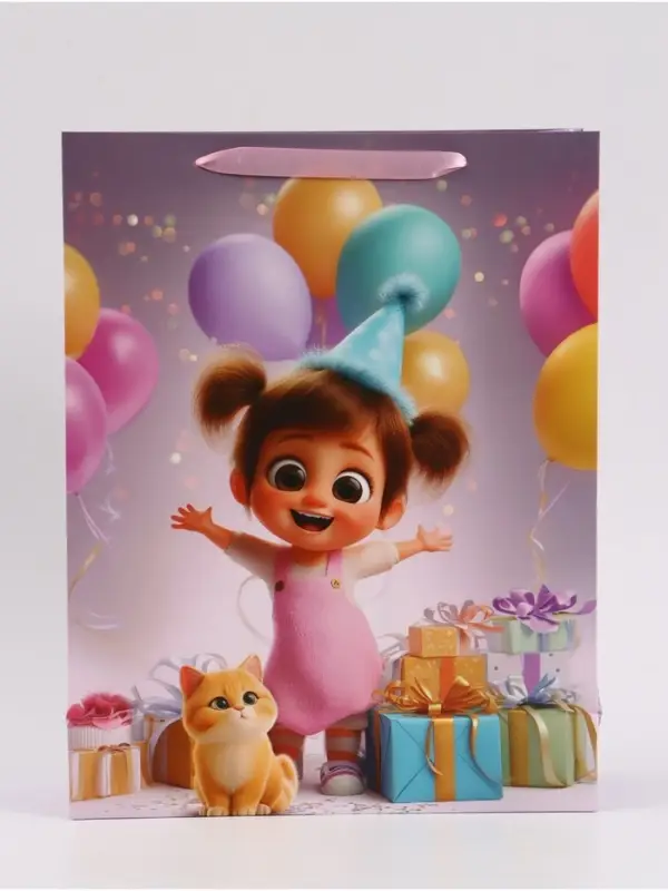 Пакет подарочный &laquo;Радость&raquo;, 31&times;40&times;11.5 см