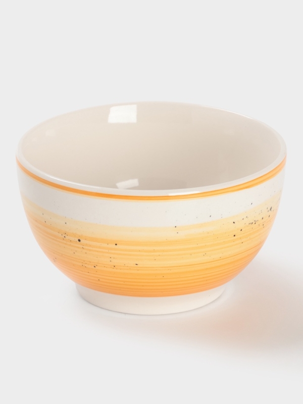 Салатник Доляна "А-ля Прима" 14см, 14,5х8, цвет оранжевый