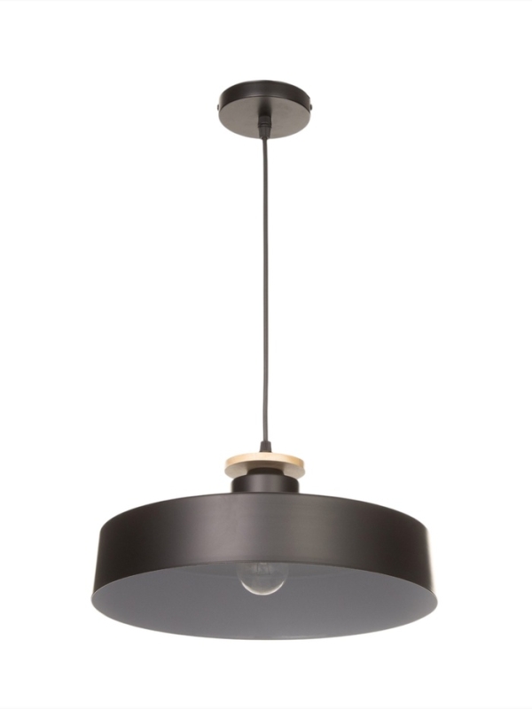 Светильник Timothy 1х40Вт Е27 пр-1м черный 32,5х32,5х12см