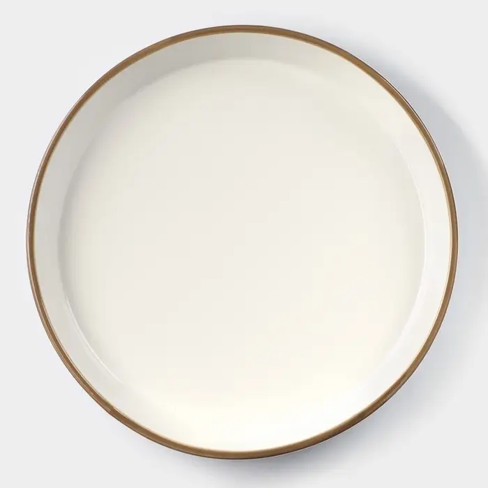 Форма для запекания Доляна &laquo;Космос&raquo;, 1 л, d=25 см, фарфор, белая