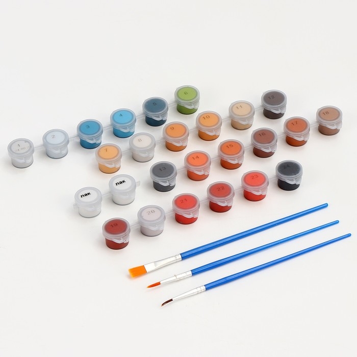 Картина по номерам на холсте с подрамником Картина по номерам на холсте с подрамником "Кот за завтраком" 40*50 см