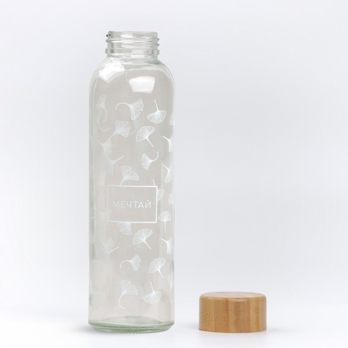 Бутылка для воды  Бутылка для воды "Мечтай", 500 мл, стекло