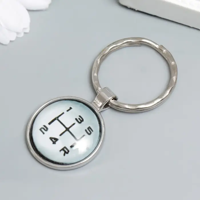 Брелок стекло Брелок стекло "Коробка передач" 5,5х2,5 см