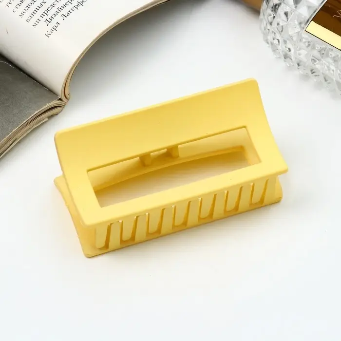 Крабик для волос «Леона», прямой классика матовый, 8.5 см, МИКС Крабик для волос «Леона», прямой классика матовый, 8.5 см, МИКС