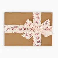 Лента атласная &laquo;Бантики&raquo;, розовая, 4 см &times; 5 м