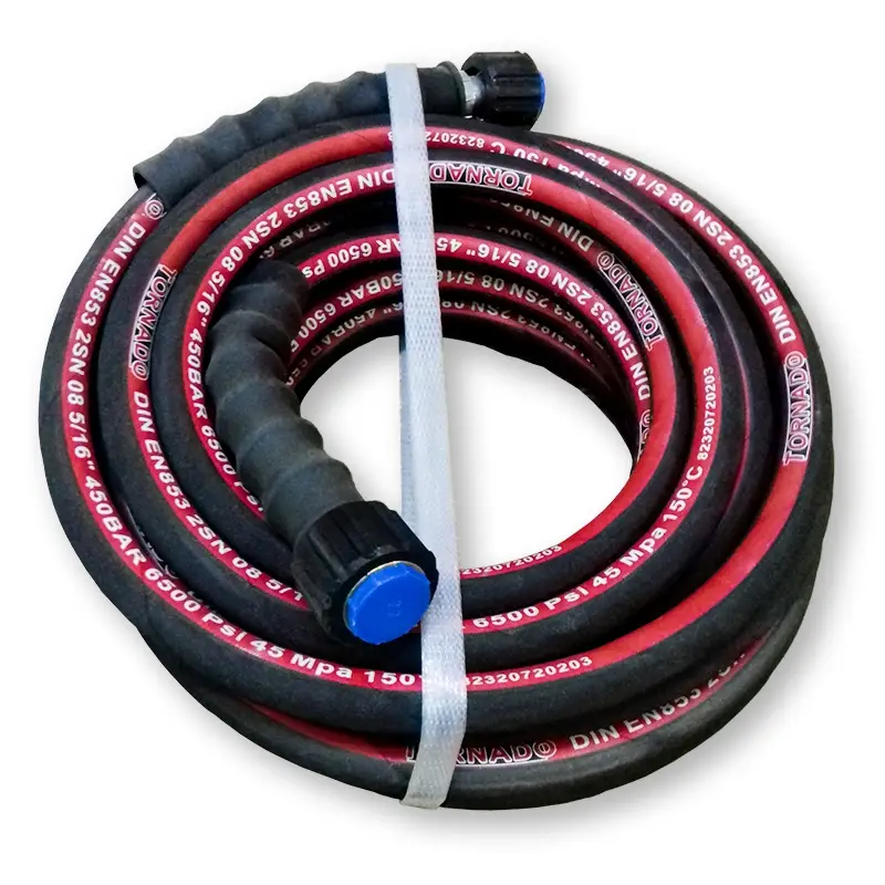 Шланг ВД гайка-гайка 2SN-08 350 бар, 10 м.