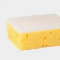 Набор губок для мытья посуды Raccoon &laquo;Ренессанс&raquo;, 4 шт., 9&times;6.5&times;3.5 см, крупнопористый поролон, жёлтый, зелёный