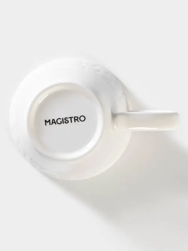 Кружка Magistro Rodos, 300 мл, фарфор, белая