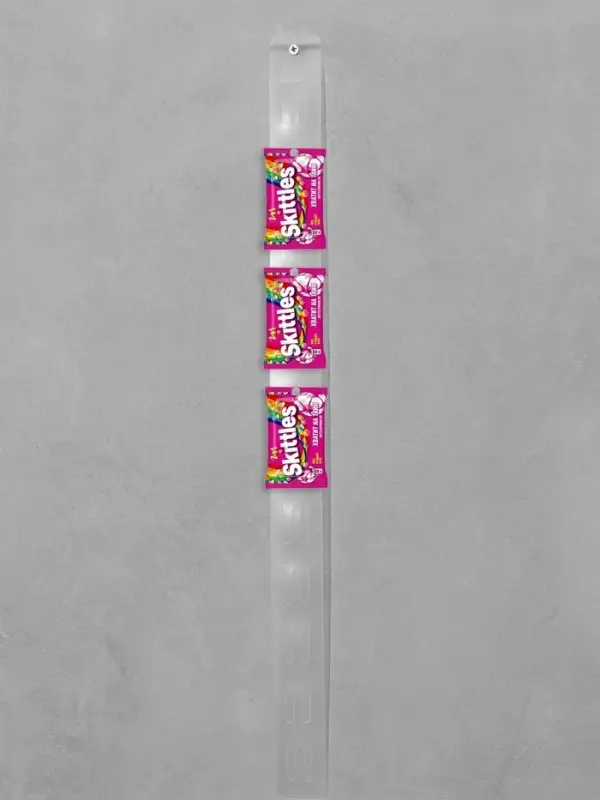 Стрип лента с подвесом на 12 крючков, L=60, 10 шт. прозрачный