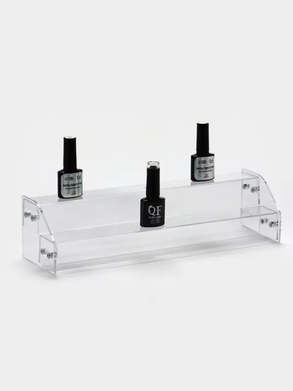 Подставка под лаки 2 этажа, 31&times;9&times;7.5 см, оргстекло 2 мм