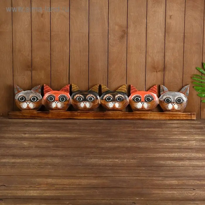 Панно  Панно "Котята" дерево 100х1,5х17 см