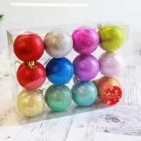 Ёлочные шары &laquo;Серена&raquo;, d=6 см, набор 12 шт., МИКС