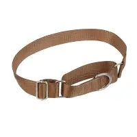 Ошейник для животных тм VETTA, нейлон, хаки/беж, обхват шеи 45-60см