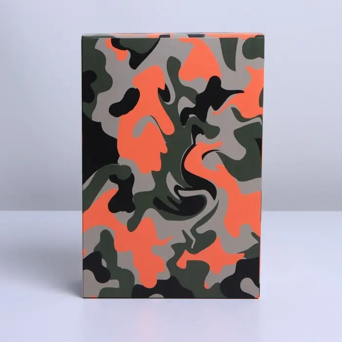 Коробка подарочная складная, упаковка, «Милитари», 16 х 23 х 7.5 см Коробка подарочная складная, упаковка, «Милитари», 16 х 23 х 7.5 см