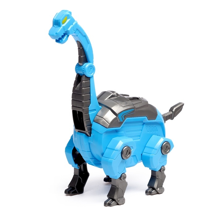 Робот-динозавр «Бронтозавр», трансформируется в яйцо, цвет голубой
