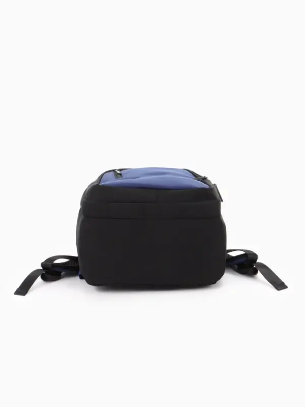 Рюкзак школьный, 2 отделения, 5 карманов, водонепроницаемое дно, 26&times;14&times;39 см, синий