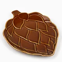 Блюдо новогоднее плоское &laquo;Зимний лес&raquo;, 20&times;17 см