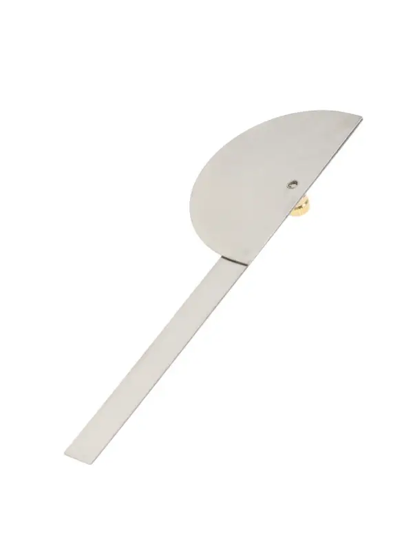 Угломер с линейкой ТУНДРА, нержавеющая сталь, гравировка, 100 мм