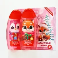 Подарочный набор детский &laquo;Самой лучшей девочке&raquo;, пена для ванны и шампунь для волос, 2&times;250 мл, Чистое счастье