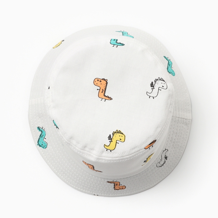 Панама Детская KAFTAN Панама Детская KAFTAN "Дино" р.50 молочный