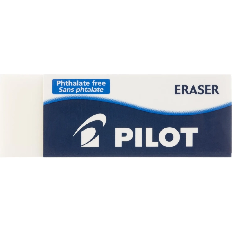 Ластик PILOT EE102/EE102N&nbsp; винил,карт.держатель,цв.белый, Япония,61х22х12мм