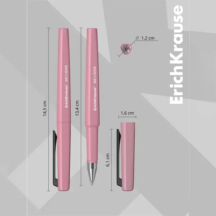 Ручка шариковая, ErichKrause, Severe Stick Manga, узел 0.7 мм, мягкое и быстрое письмо без усилий, чернила синие, МИКС