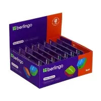 Точилка Berlingo. Fuze Ergo, с контейнером, МИКС