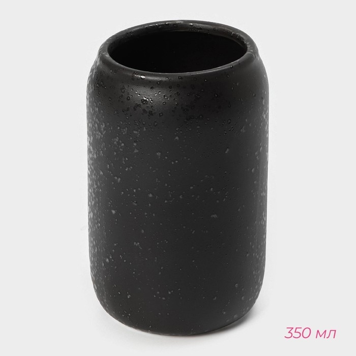 Набор аксессуаров для ванной комнаты Доляна «Венера», 3 предмета (дозатор 350 мл, мыльница, стакан), цвет чёрный Набор аксессуаров для ванной комнаты Доляна «Венера», 3 предмета (дозатор 350 мл, мыльница, стакан), цвет чёрный