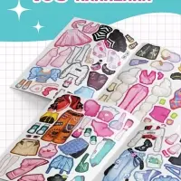 Книга с наклейками &laquo;Гардероб мечты&raquo;, 14 образов, 103 стикеров