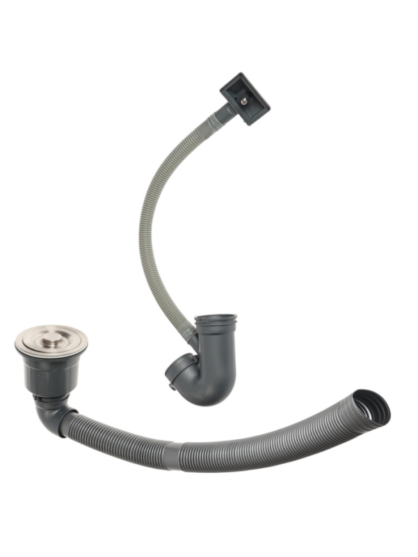 Кухонная мойка ZEIN M04, S=3.0 и 0.7 мм, смеситель, корзины, кран для питьевой воды, графит Кухонная мойка ZEIN M04, S=3.0 и 0.7 мм, смеситель, корзины, кран для питьевой воды, графит