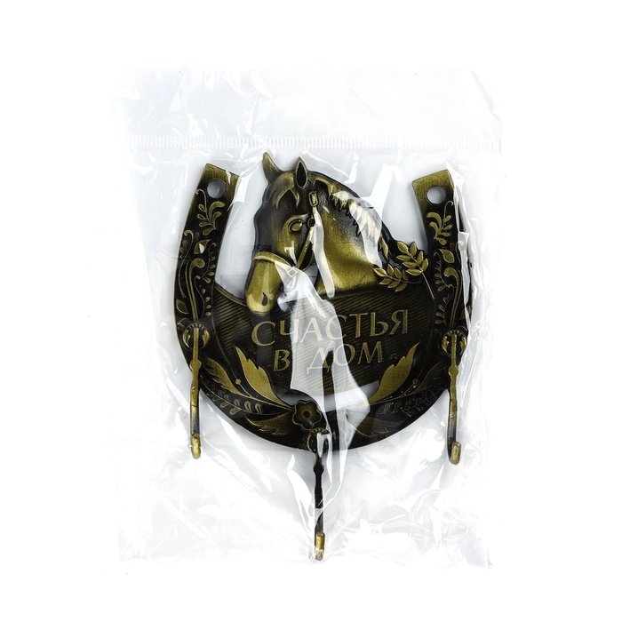 Ключница настенная «Счястья в дом», лошадь, 9 х 10.1 см Ключница настенная «Счястья в дом», лошадь, 9 х 10.1 см