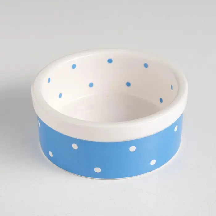 Миска малая Prince, 100 мл, 8.5&times;3.5 см, керамика, голубая