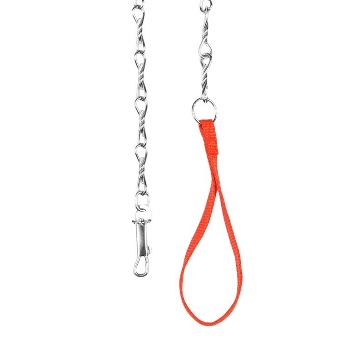 Поводок металлический витой с нейлоновой ручкой, 180 см х 2,5 мм Поводок металлический витой с нейлоновой ручкой, 180 см х 2,5 мм