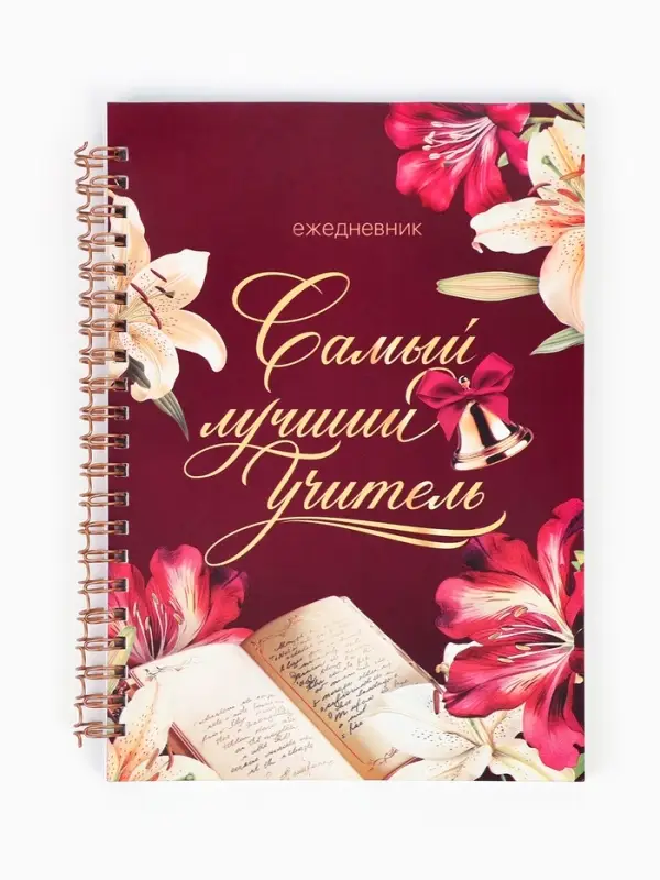 Ежедневник недатированный, А5, 60 л., мягкая обложка &laquo;Самый лучший учитель&raquo;
