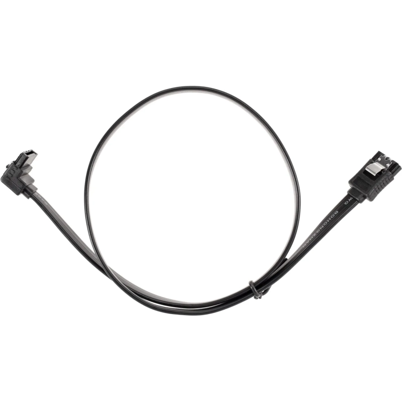 Кабель SATA M --SATA M 3.0V 7 pin  угл разъем Telecom  0.5m <TUS705-0.5M