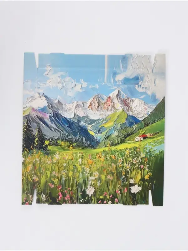 Коробка подарочная самосборная &laquo;Пейзаж&raquo;, 31&times;25.5&times;16 см