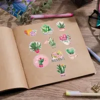 Наклейки-стикеры &laquo;Суккуленты&raquo;, 7 &times; 7 см